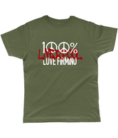 100% Liverpool Love Firmino Classic Cut Jersey Men's T-Shirt