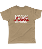 100% Liverpool Love Firmino Classic Cut Jersey Men's T-Shirt