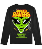 Addled Ravers Space Invaders Pickled Every Weekend Long Sleeve T-Shirt